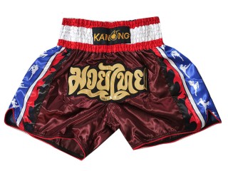 Kanong Short Muay Thai : KNS-149-Bordeaux