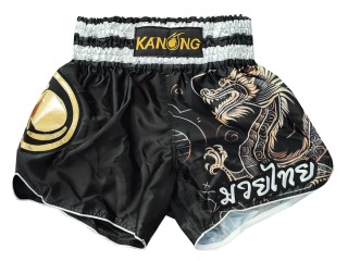 Kanong Short Muay Thai : KNS-505-Noir