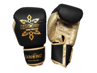 Gant de Boxe Enfants de KANONG : Thai Power Noir/Or