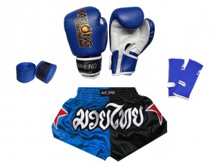 Farabi Sports sous Gants Boxe Enfants et Adultes Bande Boxe Hommes et  Femmes Bandage Boxe Entraînement MMA Muay Thai Bande de Boxe (Blue, Adultes  S/M) : : Sports et Loisirs