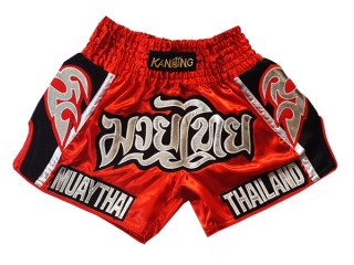 Enfants Short de Boxe Kanong : KNSRTO-207-Rouge