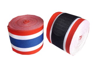 Bandage élastiques de Boxe Thai KANONG : Drapeau thaïlandais