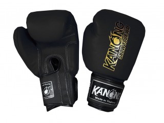 Gant de Boxe Muay Thai Kanong : Simple Noir