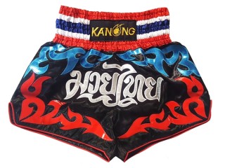 Kanong Short Muay Thai : KNS-122-Noir