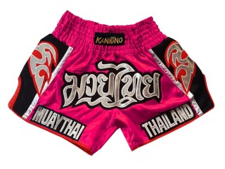 Kanong Rétro Short Muay Thai : KNSRTO-207-Rose