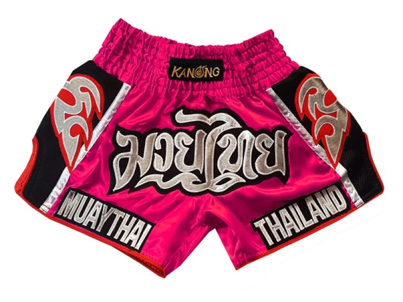 Short de boxe femme Fantasy Pink