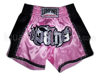 Lumpinee Rétro Short de Muay Thai : LUMRTO-003 Rose