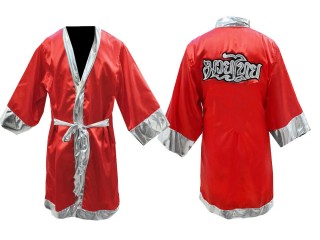 KANONG peignoir boxe personnalisé : KNFIR-125-Rouge