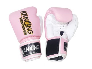  Gant de Muay Thaï Kickboxing Kanong : Rose clair