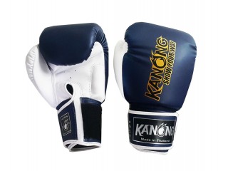 Gant de Boxe Muay Thai Kanong : Bleu marin