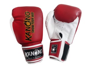 Gant de Boxe Muay Thai d'entraînement Kanong : Rouge