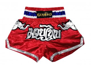 Kanong Short Muay Thai : KNS-125-Rouge