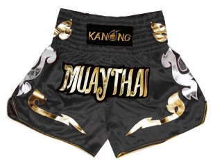 Kanong Short Muay Thai : KNS-126-Noir