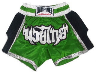 Lumpinee Short de Boxe Thai : LUM-023-Vert