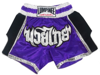 Lumpinee Short de Boxe Thai : LUM-023-Violet