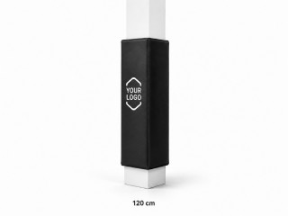 Housse de poteau en cuir personnalisable - Hauteur : 120 cm