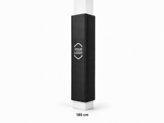Housse de poteau en cuir personnalisable - Hauteur : 180 cm