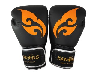 Gants de boxe en microfibre Kanong : Aile-Noir
