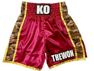 Short de boxe anglaise Personnalisé : KNBXCUST-2066