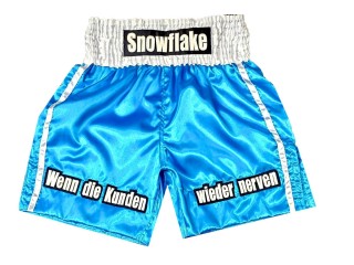 Short de boxe anglaise Personnalisé : KNBXCUST-2071-Bleu clair