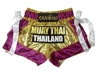 Kanong Short Muay Thai : KNS-152-Or-Violet