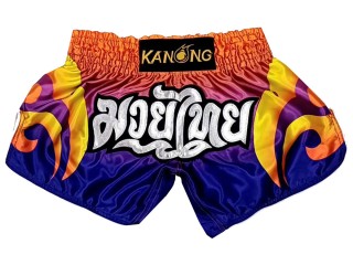 Kanong Rétro Short Muay Thai : KNSRTO-507