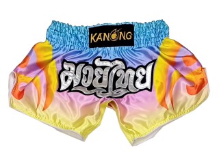 Kanong Rétro Short Muay Thai : KNSRTO-508