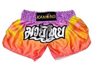 Kanong Rétro Short Muay Thai : KNSRTO-509