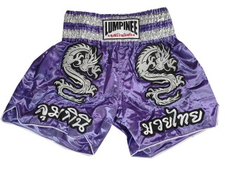 Lumpinee Short de Boxe Thaï : LUM-038-Pourpre