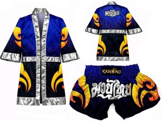Peignoir de Boxe + Muay Thai Short Personnalisée : SET-506