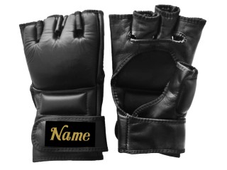 Gants de MMA personnalisés : KNGCUST-MMA-Noir