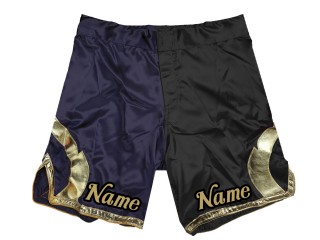 Personnalisez le short MMA en ajoutant un nom ou un logo : Marine-Noir