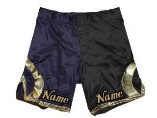 Personnalisez le short MMA en ajoutant un nom ou un logo : Marine-Noir