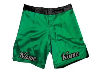 Short MMA personnalisé avec nom ou logo : Vert