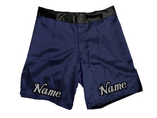 Short MMA personnalisé avec nom ou logo : Marine