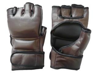 Gants MMA personnalisés : Marron