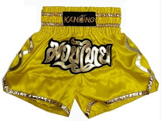 Kanong Short Muay Thai : KNS-121-Jaune