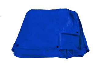 Toile supérieure du ring de boxe personnalisée Bleue 4x4 m