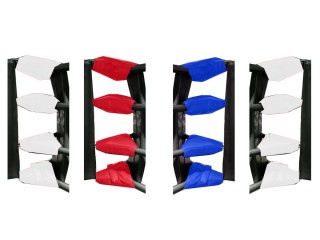 Housses ridoir de Boxe (Jeu de 16) : Rouge/Bleu/Blanc