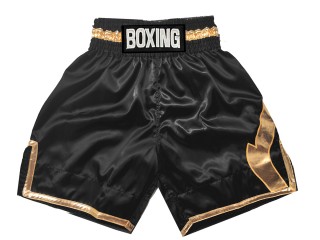 Short boxe anglaise Personnalisé : KNBSH-036-Or noir