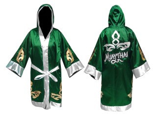 KANONG Peignoir de Boxe Personnalise : KNFIR-143-Vert