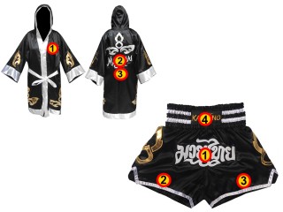 Robe de Combat Muay Thai + Muay Thai Short Personnalisée
