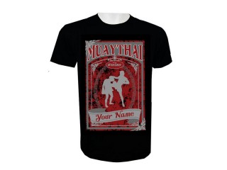 Ajouter un nom Muay Thai Boxing T-shirt : KNTSHCUST-014