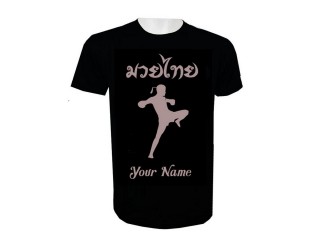 Ajouter un nom Muay Thai Boxing T-shirt : KNTSHCUST-015