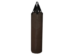 Sac de Frappe de Microfibre Personnalisé (non rempli) : Marron foncé 150 cm.