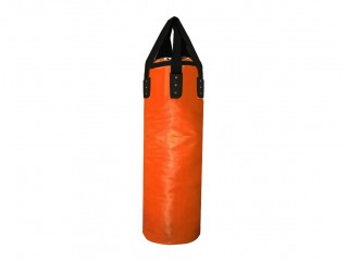 Sac de Frappe de Microfibre Personnalisé (non rempli) : Orange 150 cm.