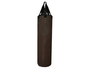 Sac de Frappe de Microfibre Personnalisé (non rempli) : Marron foncé 180 cm.