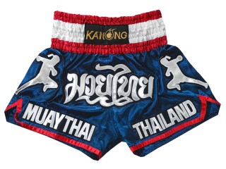 Short Muay Thai Enfants Kanong : KNS-133-Marine-K