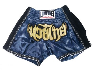 Short Muay Thai Enfants Lumpinee : LUMRTO-003-Marine-K