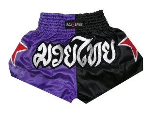 Boxsense Kids Muay Thai training Shorts : BXSKID-005-Violet